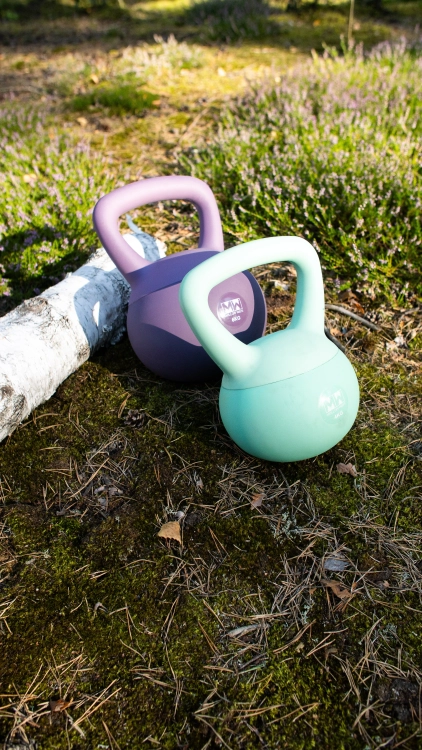 zestaw kettlebells 4kg i 6kg