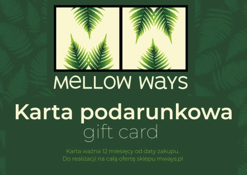 Karta podarunkowa Mellow Ways joga fitness